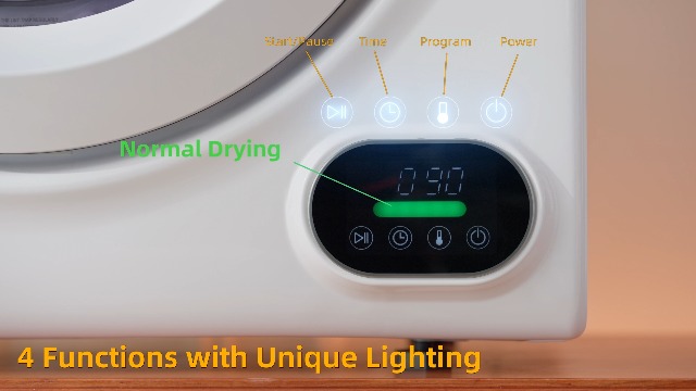 Amazon.com: Euhomy Portable Dryer, 1400w, 2.65 Cu.Ft. Clothes